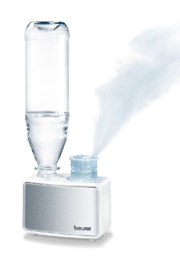 Comprar Beurer LB-12 - Mini humidificador ultrasónico, para oficina o llevar de viaje, color plata y blanco al mejor precio