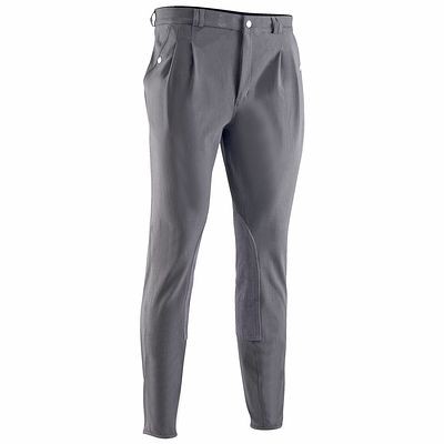 Comprar Pantalón de equitación hombre RIDING gris oscuro FOUGANZA al mejor precio