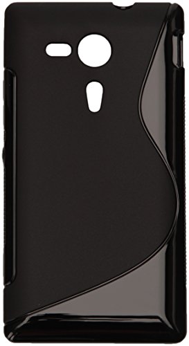 Comprar Muzzano F7335 - Funda para Sony Xperia SP + 3 protecciónes de pantalla, color negro al mejor precio