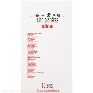 Comprar Cinq Planetes - Solistes - 10 Ans (3 Cd) al mejor precio