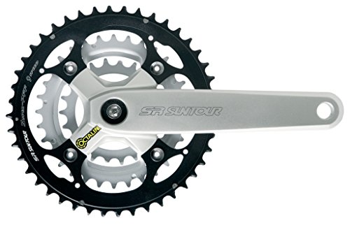Comprar Suntour kettenradga.XCR de T428 de PC oktalink 48/38/28 dientes, 175 mm plata/negro al mejor precio