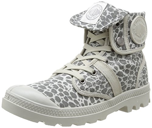 Comprar Palladium Baggy Animals - Botas de canvas para mujer gris Gris (Leopard/Lt Grey) 40 al mejor precio
