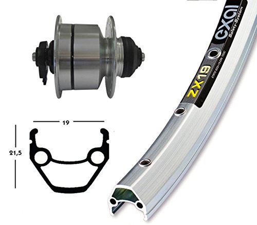 Comprar Bike-Parts V-Rad 26x1.75 DH3D72 - Rueda y buje para rueda delantera Exal ZX 19 al mejor precio