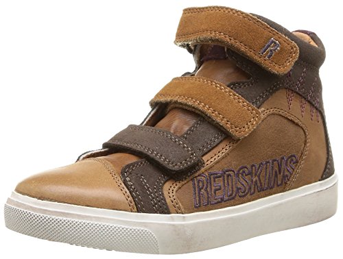 Comprar Redskins Doniskid - Zapatillas de deporte de cuero para niño marrón Marron (Cognac/Marron) 34 al mejor precio