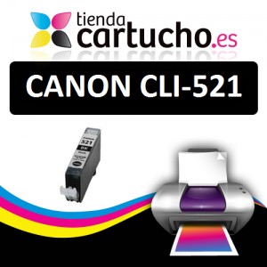 Comprar CARTUCHO COMPATIBLE CANON CLI-521 NEGROCARTUCHO COMPATIBLE CANON CLI-521 NEGRO al mejor precio