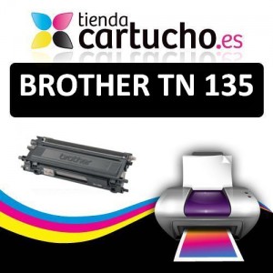 Comprar Toner NEGRO BROTHER TN 135 compatible, sustituye al toner original TN-135BKToner NEGRO BROTHER TN 135 compatible, sustituye al toner original TN-135BK al mejor precio