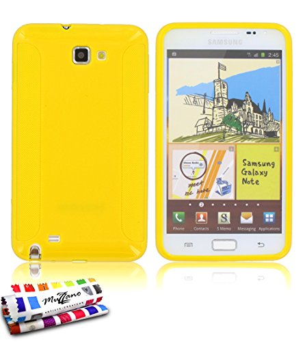 Comprar Muzzano F22E11-8997005 - Funda para Samsung Galaxy N7000, color amarillo al mejor precio