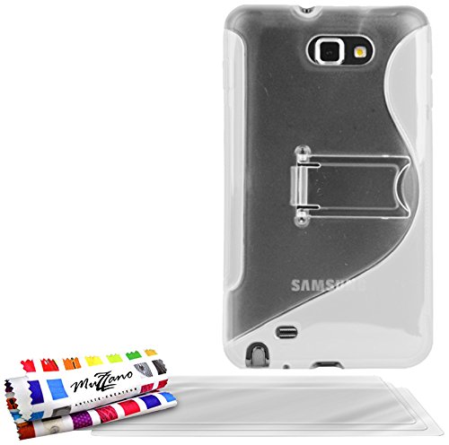 Comprar Muzzano F22P05-3121468 - Funda para Samsung Galaxy Note, con 3 protectores de pantalla, color blanco al mejor precio
