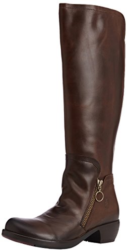 Comprar Fly London Mica - Botas de cuero para mujer, Marrone (Brown (Dk Brown)), 41 al mejor precio
