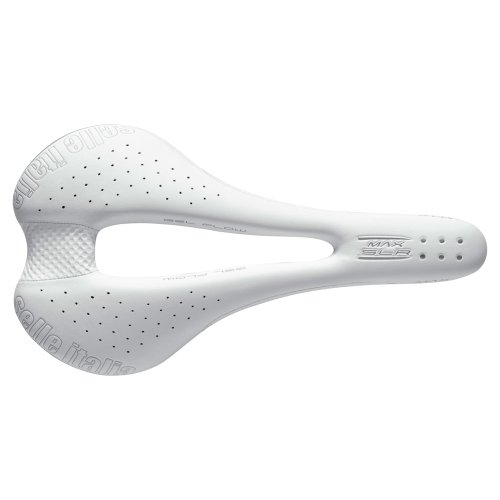 Comprar Selle Italia FA003327155 Max SLR Gel Flow L3 - Sillín de bicicleta, 145 × 275 mm, color blanco al mejor precio