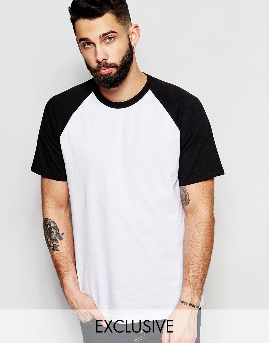 Comparar mejores precios Camiseta con mangas raglán de Reclaimed Vintage con descuentos Comprar Camiseta con mangas raglán de Reclaimed Vintage al mejor precio