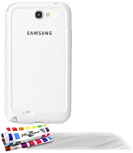 Comprar Muzzano F14669 - Funda para Samsung Galaxy Note 2, incluye 3 protectores de pantalla, color blanco al mejor precio
