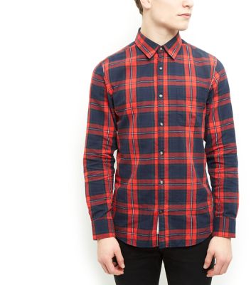 Comprar Produkt Red Herringbone Check Shirt al mejor precio