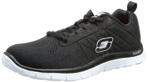 Comprar Skechers flex appeal - sweet spot , mujer, negro (bkw), 36 al mejor precio