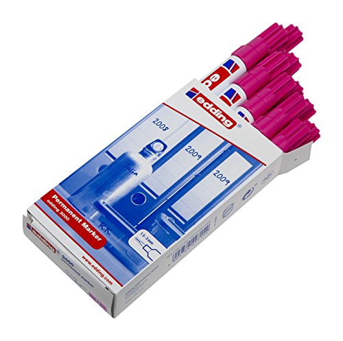 Comprar Edding 3000 - Marcador permanente, 10 unidades, color rosa al mejor precio