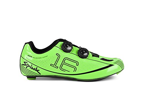 Comprar Spiuk 16 Road Carbono - Zapatillas unisex, color verde, talla 46 al mejor precio