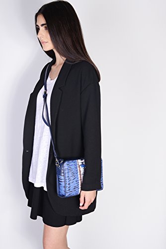 Comprar Parfois - Mujer - Bandolera Reptil Blue - Azul Marino - S al mejor precio