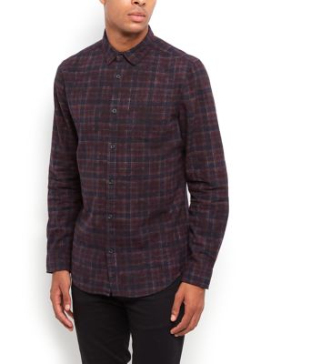 Comprar Purple Tartan Check Long Sleeve Shirt al mejor precio