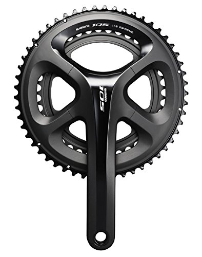 Comprar KRG Shimano 105 39/53 Zähne 175 mm FC-5800 schwarz,HollowtechII,m.Festachse al mejor precio