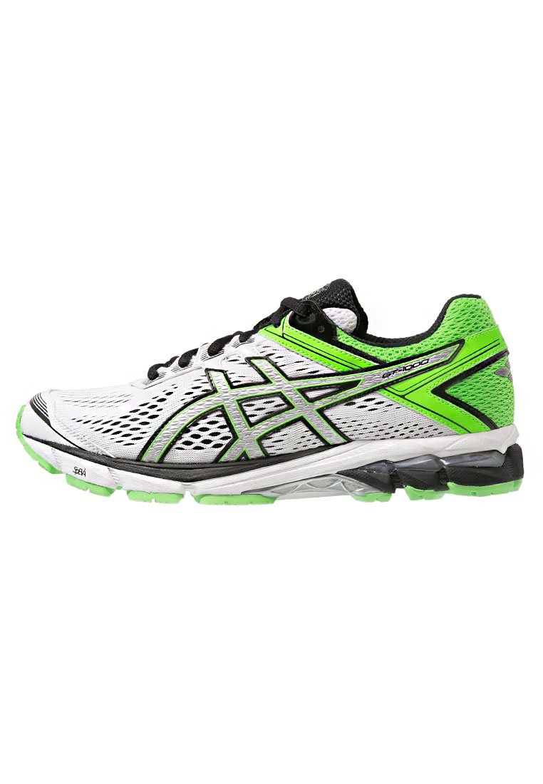 Comprar ASICS GT1000 4 Zapatillas running de estabilidad white/black/green al mejor precio