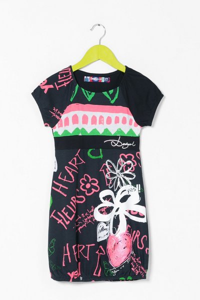 Comprar Desigual - Mujer - Vestido azul marino estampado para niña - Saintpaul - Size 3/4 al mejor precio