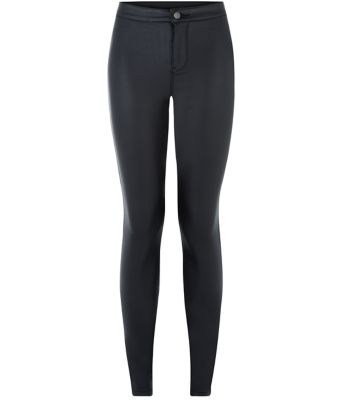Comprar Black Coated High Waist Super Skinny Jeans al mejor precio