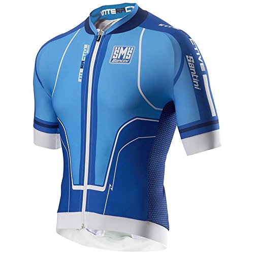 Comprar Santini Fashion Interactive Aero Road - Jersey de manga corta, color azul, talla Small al mejor precio