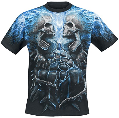 Comprar Spiral Flaming Spine Camiseta Negro M al mejor precio