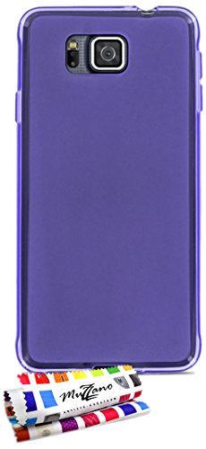 Comprar Muzzano F869067 - Funda para Samsung Galaxy Alpha, color violeta al mejor precio