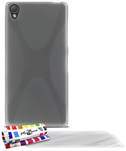 Comprar Muzzano F868382 - Funda para Sony Xperia Z3, incluye 3 protecciones de pantalla, color gris al mejor precio