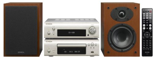 Denon DF-109C - Microcadena HiFi, plata y marrón