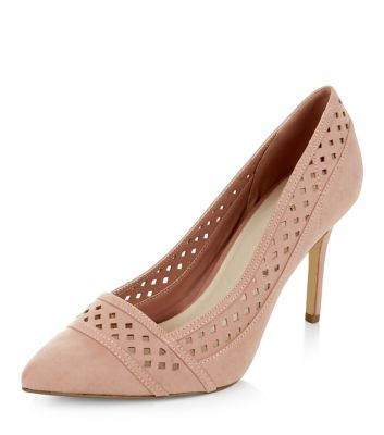 Comprar Stone Comfort Suedette Perforated Trim Pointed Heels al mejor precio