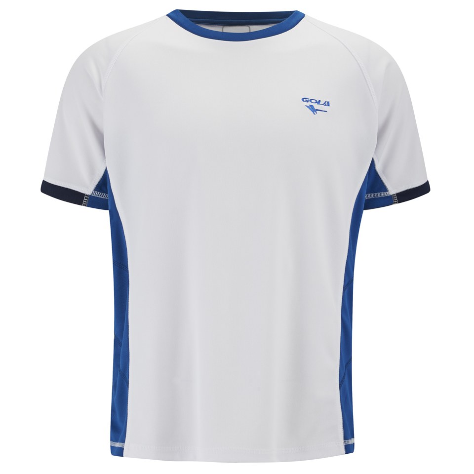 Comprar Gola Men's Centenario Short Sleeve Training T-Shirt - White/Navy - XL al mejor precio