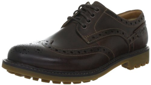 Comprar Clarks Montacute Wing - Zapatos con cordones Derby para hombre, Braun (Dark Brown Lea), 47 al mejor precio
