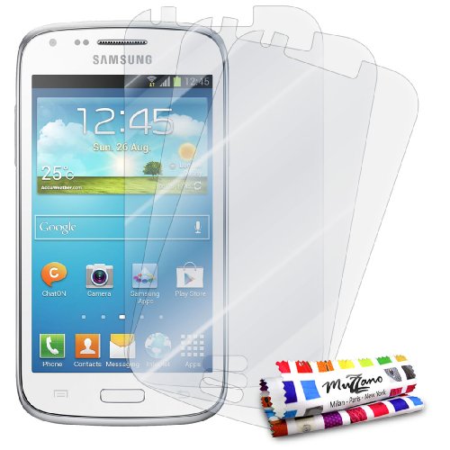 Comprar Muzzano 3 protecciónes de Pantalla transparentes para Samsung Galaxy CORE 