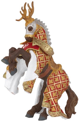 Comprar Cavallo del Cavaliere testa di cervo rosso Papo cod. 39912 al mejor precio