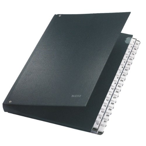 Comparar mejores precios Leitz 59310095 - Archivador (32 separadores, polipropileno), color  negro con descuentos Comprar Leitz 59310095 - Archivador (32 separadores, polipropileno), color  negro al mejor precio