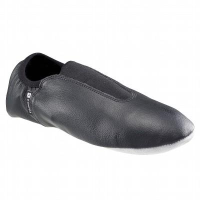 Comprar Zapatillas de piel gimnasia danza negro DOMYOS al mejor precio