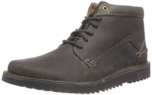 Comprar Clarks Remsen Hi - botas de cuero hombre, color gris, talla 43 al mejor precio