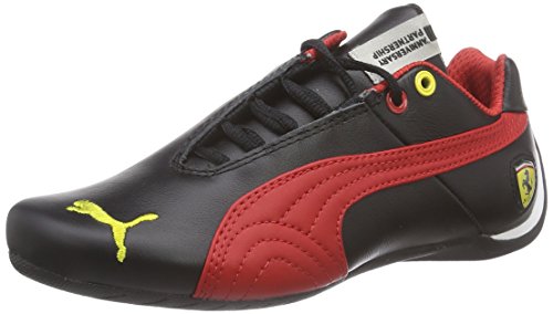 Comprar Puma Future Cat Leather SF -10- - Zapatilla Deportiva De Cuero Unisex, Color Negro (Black-Rosso Corsa 05), Talla 47 (12 UK) al mejor precio