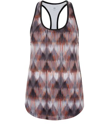 Comprar Orange Abstract Print Sports Vest al mejor precio