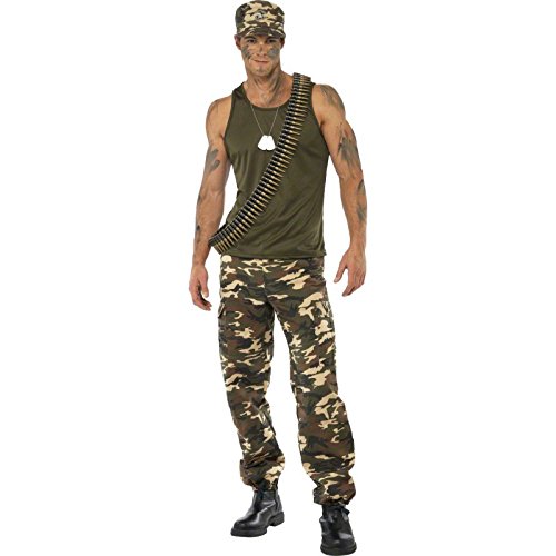 Comprar Fancy Dress Khaki Camo Costume, Male (disfraz) al mejor precio