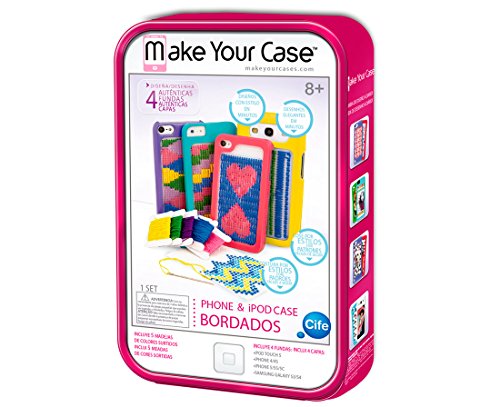 Comprar Make Your Case - Kit decoración, actividad creativa, color verde /azul / rosa / negro (Cife 86425) al mejor precio