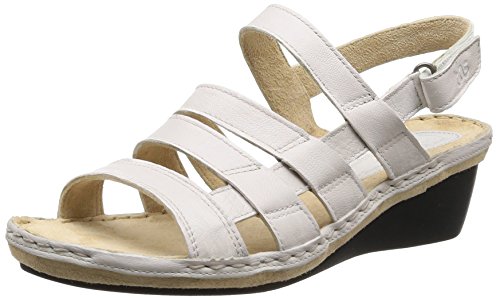 Comprar TBS Choisy - Sandalias de vestir de cuero para mujer Blanco blanco 40 al mejor precio
