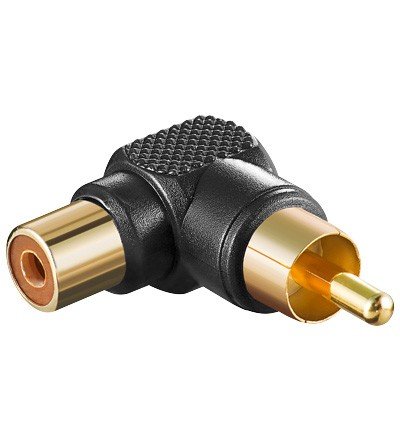 Comprar Wentronic A 194 B - Adaptador para cable (RCA, RCA, Macho/hembra, Negro) al mejor precio