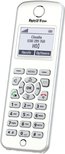 Comprar AVM FRITZ!Fon M2, DE - Teléfono (DE, DECT, 40m, 300m, Color blanco, Escritorio, 300 entradas) al mejor precio