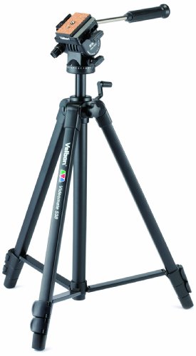 Comprar Velbon Videomate-538 - Trípode para cámara de vídeo (altura de 161 cm), color negro al mejor precio