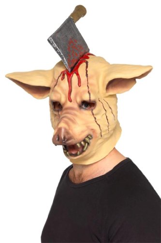 Comprar SmiffyŽs Pig Mask Head con cuchillo clavado al mejor precio