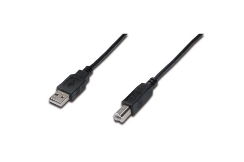 Comprar ASSMANN Electronic AK-300105-018-S - Cable USB (2.0, USB A, USB B, 480 Mbit/s, 1.8 m, USB A, USB B) Negro al mejor precio