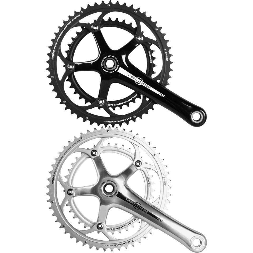 Campagnolo Veloce 10 Speed Power Torque Chainset - Silver - 53-39T x 175mm